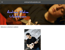 Tablet Screenshot of andrewmolinaukulele.com